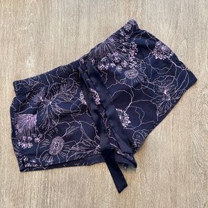 Victoria's Secret Sleep Pajama Shorts Navy Small NWOT
